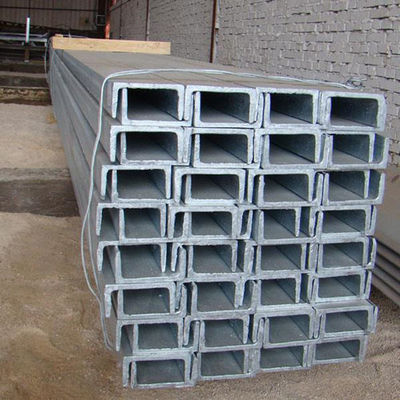 St37 St52 U Beam Steel 201 مقياس ضوء فولاذي C قناة 200x80x7.5x11mm