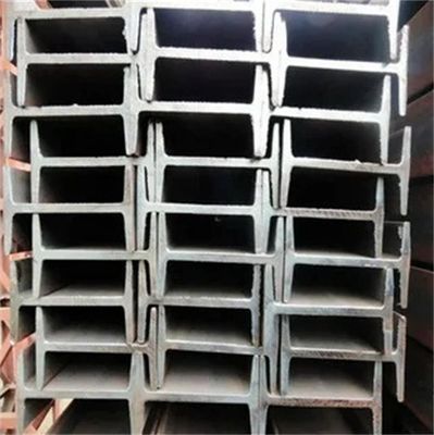 SS400 S235JR MS I Beam A36 قناة شعاع فولاذي 50 مم -300 مم عرض شفة