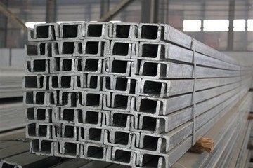 شعاع فولاذي قناة بسمك 3-12 مم ASTM A36 قناة فولاذية مطلية بالزنك